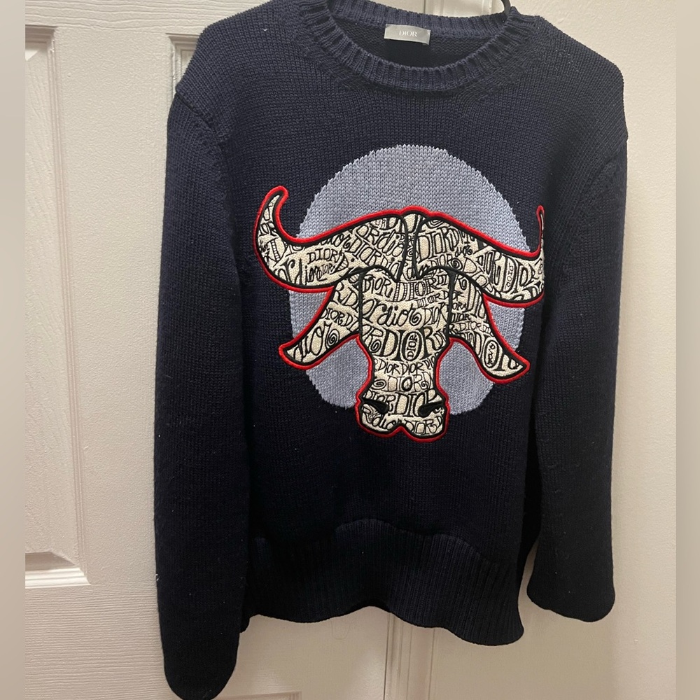 Dior X  Shawn Stussy's year of ox sweater